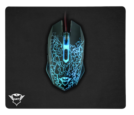 Kit Mouse+Pad Trust Gaming Izza Gxt 783