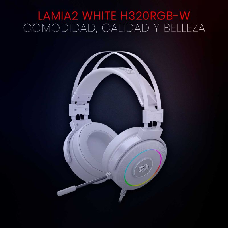 Audifono Redragon Gaming Con Microfono Rgb H320