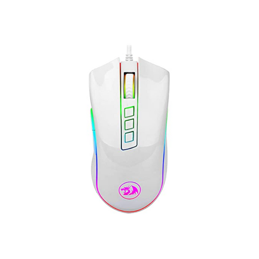 Mouse Redragon Gaming Cobra Chroma Usb Blanco Rgb M711 Dpi 500-5000