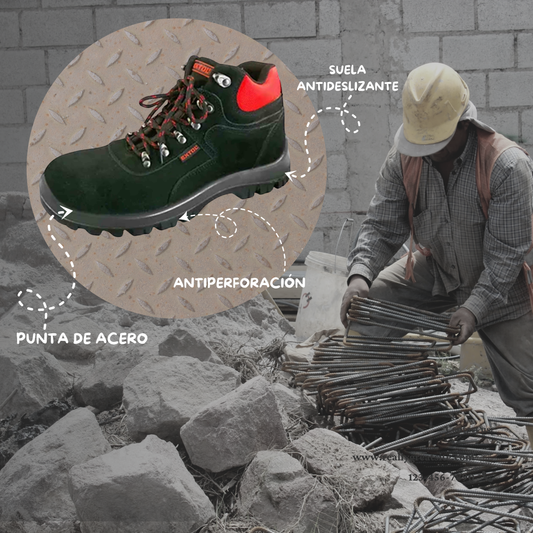 BOTA INDUSTRIAL NEGRA/CAT. S2/MOD. ROBUSTO/WATERPROFF